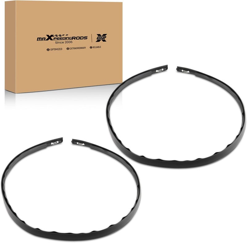 maXpeedingrods قطعتان من حواف السقف اليسرى واليمنى لسيارة هوندا سيفيك سيدان 4 أبواب 2012 2013 2014 2015 استبدال 74316TROA01 74306TR0A01 74316TROA11 74316TR0A12 - Image 1